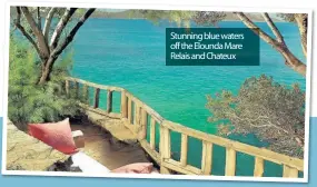  ??  ?? Stunning blue waters off the Elounda Mare Relais and Chateux