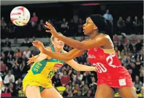  ?? PICTURE: Bryn Lennon/getty Images ?? Team Bath Netball star Eboni Beckford-chambers is one of those up for an award