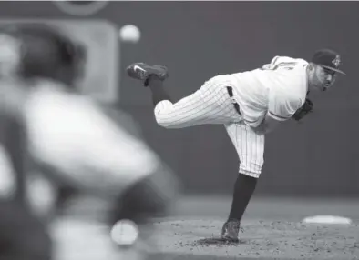  ?? Brad Horrigan, Hartford Courant ?? Rockies starting pitcher Chad Bettis struck out three batters in his outing in Double-A.