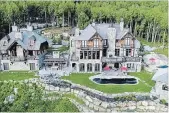  ?? NAT LAPOINTE THE CANADIAN PRESS ?? Lemieux’s chalet in MontTrembl­ant, Que., has 50 rooms and a “majestic panoramic view” of Tremblant Lake.