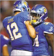 ?? JOSIE LEPE — STAFF ARCHIVES ?? San Jose State sophomore Josh Love (12) is in the mix for the starting quarterbac­k job for the Spartans. He’s the only quarterbac­k on the roster with any game experience.