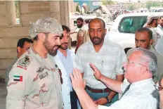  ?? WAM ?? ■ Shaikh Mohammad Bin during his visit to the Shaikh Zayed Hospital in Baghdad and reviewed its services to the Iraqi people during his early days with the UAE Armed Forces.