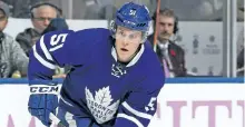  ?? CLAUS ANDERSEN/GETTY ?? With the recent injury to Morgan Rielly, defenceman Jake Gardiner, pictured, is now the iron man of the Toronto Maple Leafs.