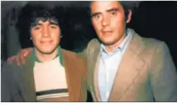  ??  ?? Gianni di Marzio, con Maradona en Buenos Aires en 1978.