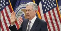  ?? PATRICK SEMANSKY — THE ASSOCIATED PRESS ?? Federal Reserve Board Chair Jerome Powell has indicated half-point interest rate hikes would be “on the table” at the next two meetings.