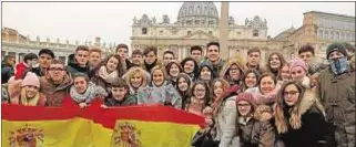  ??  ?? Los alumnos de 4º de la ESO del colegio Santo Ángel de la Guarda de Albacete