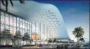  ??  ?? tvsdesign/design Las Vegas A rendering released recently shows how the Las Vegas Convention and Visitors Authority’s expansion is expected to look on completion.