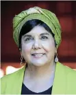  ?? Picture: LERATO MADUNA ?? AWARD RECIPIENT: Zubeida Jaffer is a journalist who was active in the South African anti-apartheid and the trade union movements
