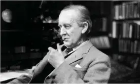  ??  ?? JRR Tolkien, in his study at Merton College, Oxford, in 1956. Photograph: Haywood Magee/ Getty Images