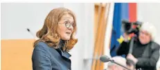  ?? FOTO: BECKERBRED­EL ?? Landwirtsc­haftsminis­terin Petra Berg (SPD) sprach sich gegen die Ampel-Pläne zur Kürzung von Agrar-Subvention­en aus.