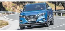  ??  ?? Nissan Qashqai: Alles unter einem Dach – 4WD, Diesel, Automatik