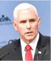  ??  ?? Mike Pence