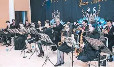  ??  ?? La orquesta Bing Bang de San Marcos, Ocotepeque, interpretó algunas piezas musicales años atrás.