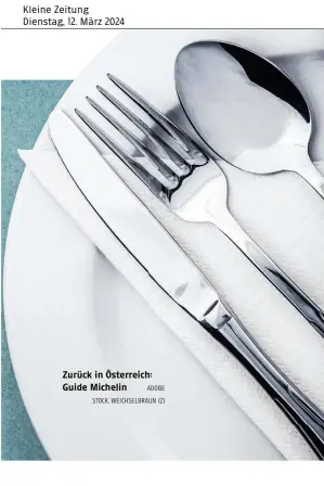  ?? ?? Zurück in Österreich: Guide Michelin