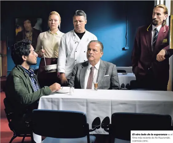  ?? CORTESÍA CRFIC. ?? El otro lado de la esperanza es el filme más reciente de Aki Kaurismäki.