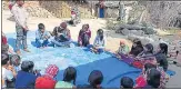  ?? FILE PHOTO ?? A meeting of the anti-child traffickin­g unit, establishe­d by Manav Sewa Sansthan, in progress in Lakshmipur village.