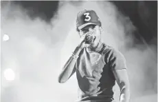  ?? INVISION/AP ?? Chance the Rapper, the first artist to be nominated for a streaming-only album, is among those set to perform.