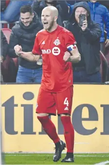  ?? GERRY ANGUS/USA TODAY SPORTS ?? TFC midfielder Michael Bradley says there is “plenty of time” to consider his future after the MLS season.