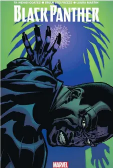  ??  ?? Ta-Nehisi Coates is also writing a Black Panther series for Marvel comics.
