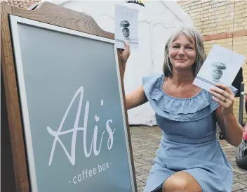  ??  ?? Alison O’Malley, who is launching Ali’s Coffee Box.