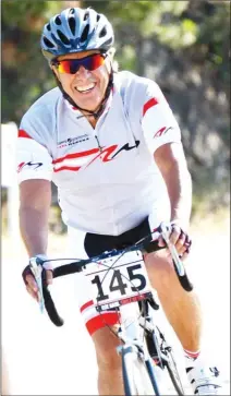  ?? Special to the Herald ?? Former mayor Garry Litke is pictured competing in the recent Prospera Granfondo Axel Merckx Okanagan.