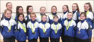  ??  ?? At their recent success in UL were from left: Aoife Browne, Ciara Gould, Emma Rose Byrne, Niamh Cronin, Emma Fitzpatric­k, Alli Fitzpatric­k, Niamh O’Connell, Sinead Looney, Noelle Glynn, Zara O’Hanlon, Anna Ryan, Ava Hanrahan, Emma Hasset, Lauren O’Kane...