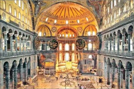  ?? PIXABAY ?? A top Turkish court awarded a judgement allowing the 1,500-year-old Byzantine Hagia Sophia structure, sacred for Christians, to be used forthwith as a mosque with permission to offer prayers.