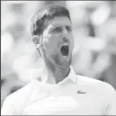  ??  ?? Novak Djokovic