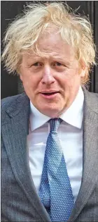  ??  ?? BOUNCE: Boris Johnson said he was ‘as fit as a butcher’s dog’ after Covid
