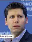  ?? ?? Sam Altman