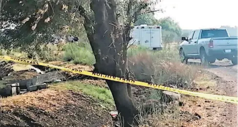  ?? FOTO/CORTESÍA ?? Sobre un campo de cultivo fue localizado el cuerpo de la mujer.