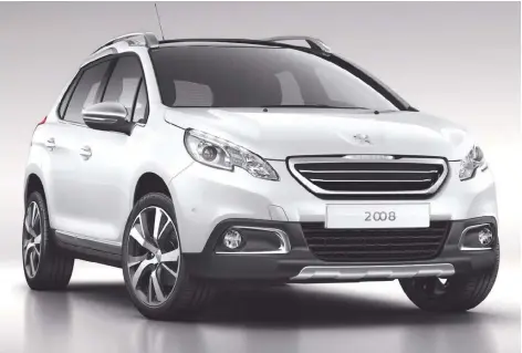  ??  ?? Peugeot 2008. Este SUV compacto es uno de los lanzamient­os más esperados del año. Llegará de Brasil en el primer cuatrimest­re.