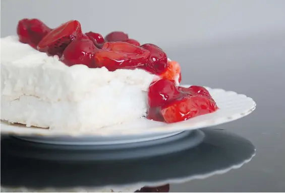 Cherry Berry on a Cloud  Fruit and meringue dessert recipes