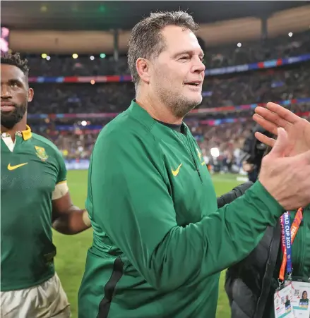  ?? Photo: The Roar ?? South Africa head coach Rassie Erasmus.