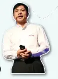  ??  ?? 李彦宏百度公司董事长­兼CEO