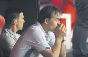  ?? Foto: pep morata ?? Julen Lopetegui, tecnico del Sevilla, durante un partido esta campaña