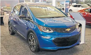  ?? GENE J. PUSKAR THE ASSOCIATED PRESS FILE PHOTO ?? The General Motors plant in Lake Orion, Mich., assembles the Chevrolet Bolt and will produce a larger version of the same vehicle beginning next year.