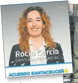  ??  ?? CAMPAÑA. Rocío pasó al rubio para su presente político. En 2010 fue presentada públicamen­te como la mujer de Máximo. Hoy recorre Santa Cruz.