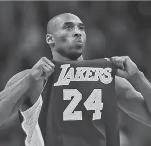  ?? GETTY IMAGES ?? Kobe Bryant in 2012.