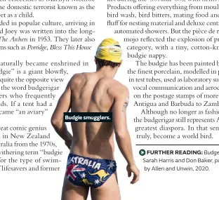  ??  ?? Budgie smugglers.