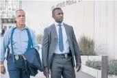  ?? AMAZON STUDIOS ?? Titus Welliver, left, and Jamie Hector in a scene from the final season of the Amazon series “Bosch.”