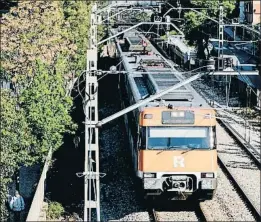  ?? XAVIER CERVERA ?? Tren de Rodalies de Renfe