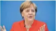  ?? FOTO: DPA ?? Bundeskanz­lerin Angela Merkel (CDU).