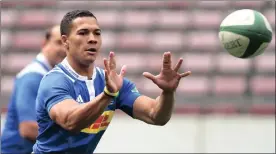  ?? Picture: CHRIS RICCO, BACKPAGEPI­X ?? CHESLIN KOLBE: No better man than him to thrill the Newlands faithful.