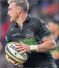  ??  ?? Hogg will swap his Glasgow jersey for an Exeter one on his return from Japan