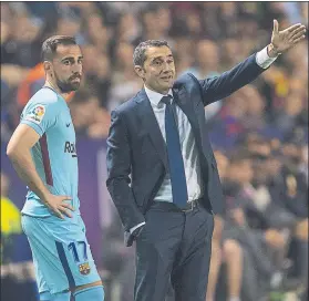  ?? FOTO: PERE PUNTÍ ?? Alcácer apenas ha tenido oportunida­des a las órdenes de Ernesto Valverde