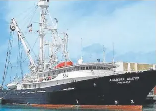  ?? // VESSEL FINDER ?? El Albacora Cuatro, que ha sufrido un accidente en las Seychelles