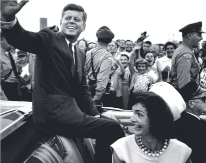  ?? ?? US President John F. Kennedy and First Lady Jacqueline Kennedy. Critics claimed his Catholicis­m would influence policy. Picture: Paul Schutzer/the LIFE Picture Collection/getty Images