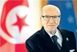  ??  ?? Präsident Essebsi im Herbst des vergangene­n Jahres.