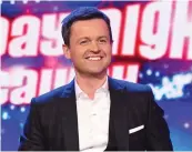  ??  ?? Solo: Declan Donnelly on Saturday